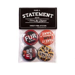 Badge Pack  x 4: Anti Fur Set