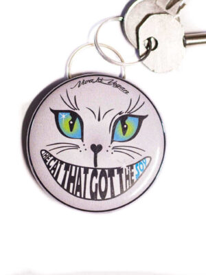 Bottle Opener Keyring : The Cat That Got The Soy