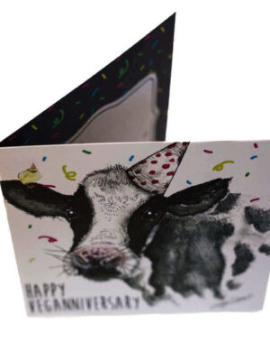 Greetings Card: Veganniversary - Daisy