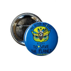 58 mm Statement Badge: Green Believer