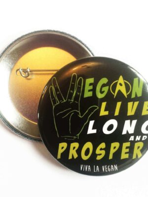 58mm Statement Badge: Live Long and Prosper