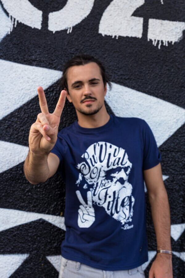 Men's / Unisex  Vegan Tshirt : Survival Of The Fittest