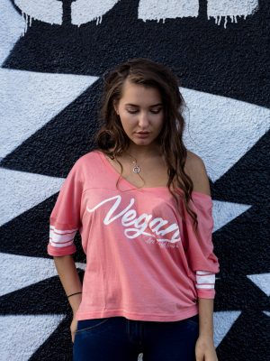Women's Tshirt : Vegan Varsity