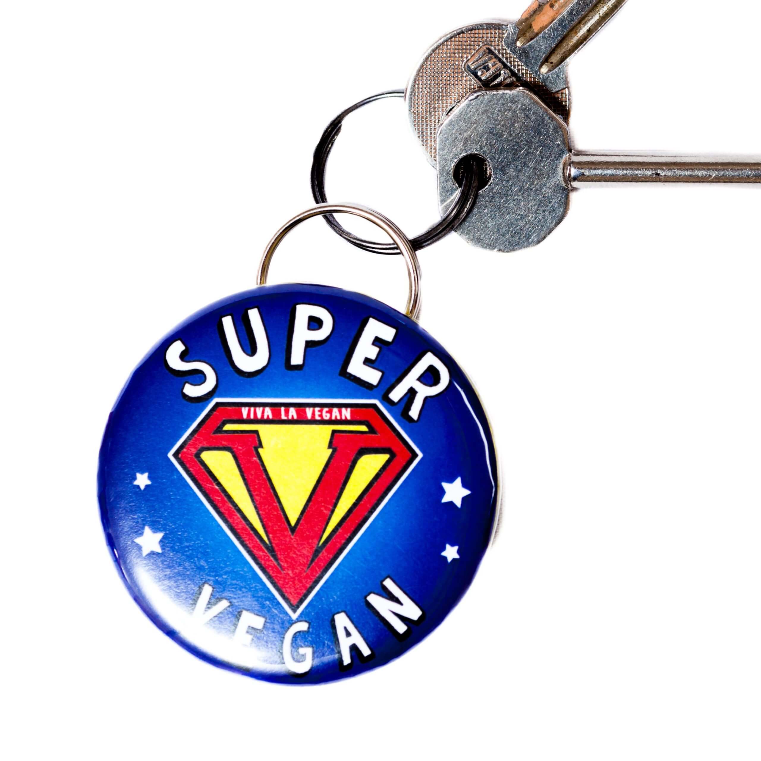 Bottle Opener Keyring : Super Vegan