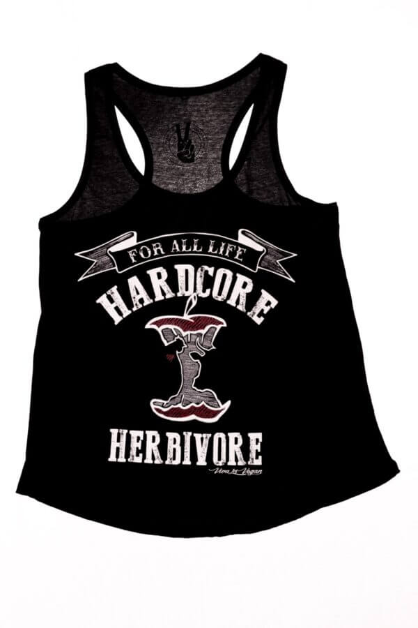 Women's Vest: Hardcore Herbivore RACER BACK