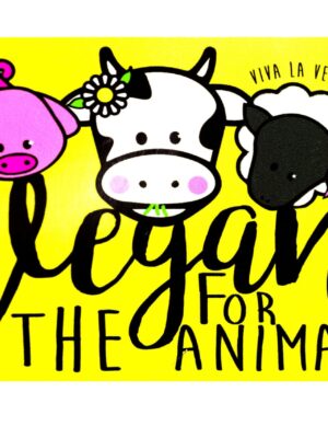 Window Cling - For The Animals 10 x 7 cm
