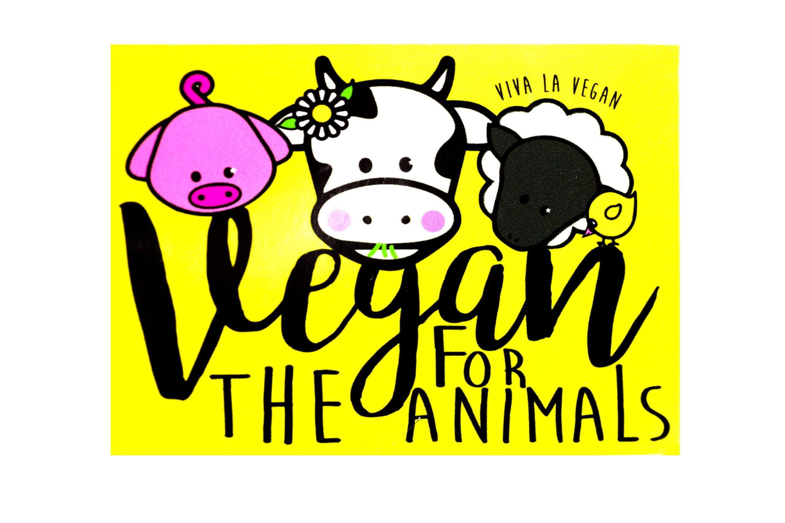 Window Cling - For The Animals 10 x 7 cm