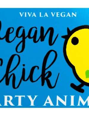 Window Cling - Vegan Chick 10 x 7 cm