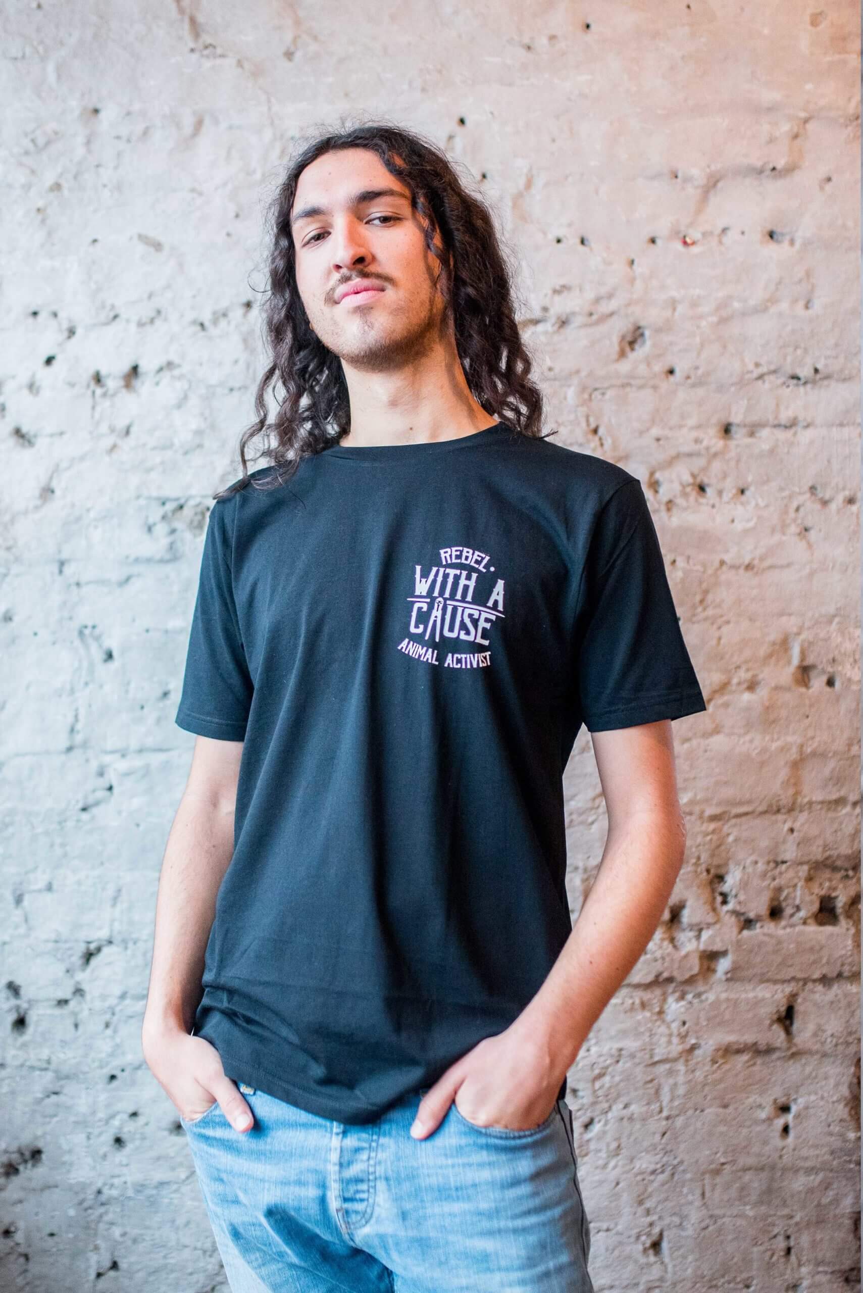 rebel with a cause t shirt