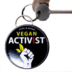 Bottle Opener Keyring : Vegan Activist