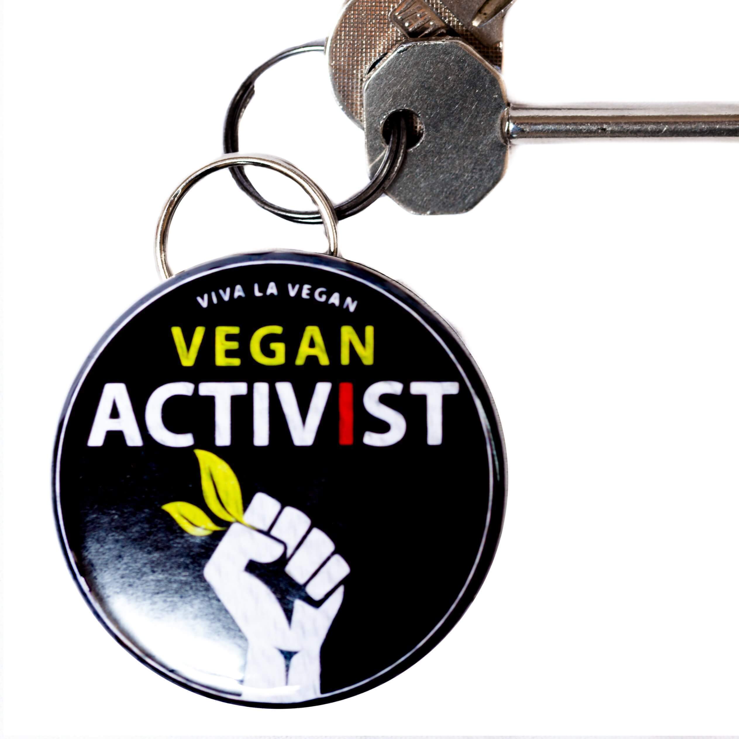 Bottle Opener Keyring : Vegan Activist