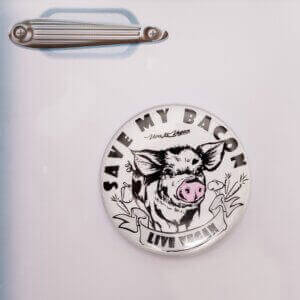 Fridge Magnet: Save my bacon