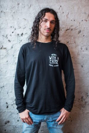 rebel with a cause longsleeve t shirt