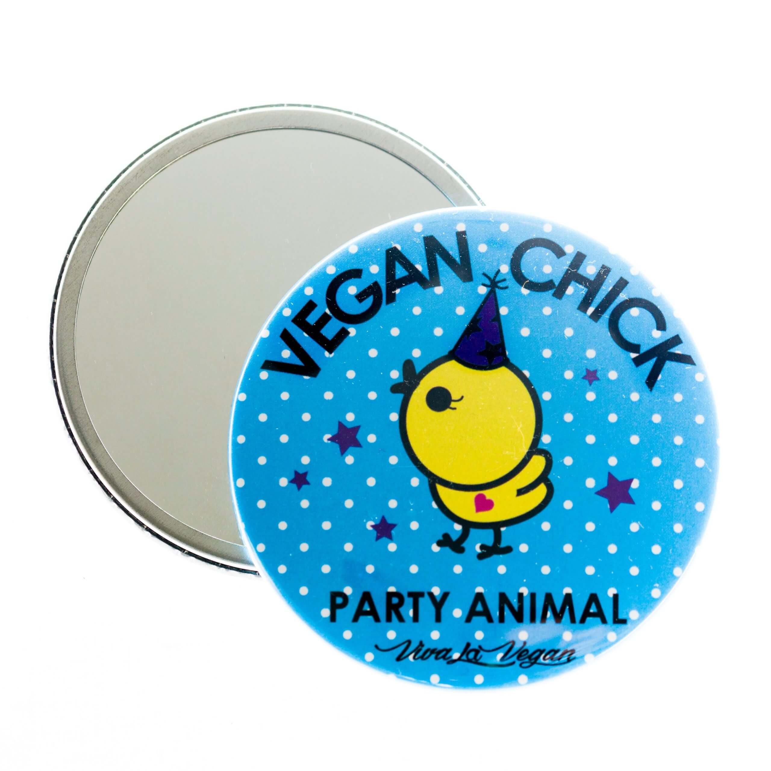 Pocket Mirror : Vegan Chick