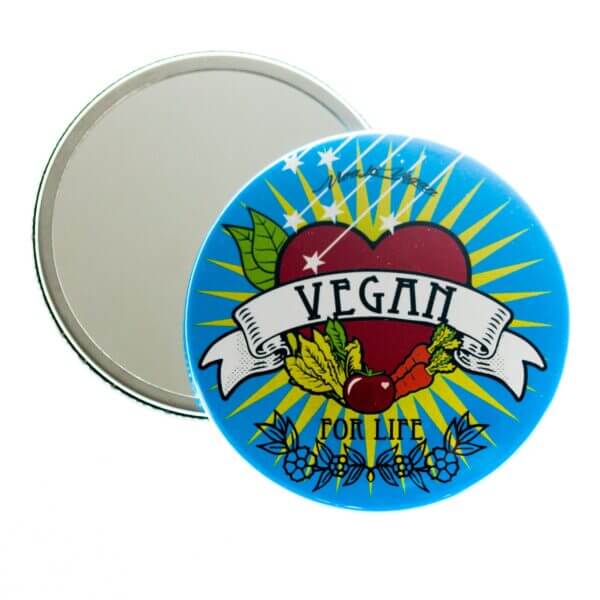 Pocket Mirror : Vegan Tattoo