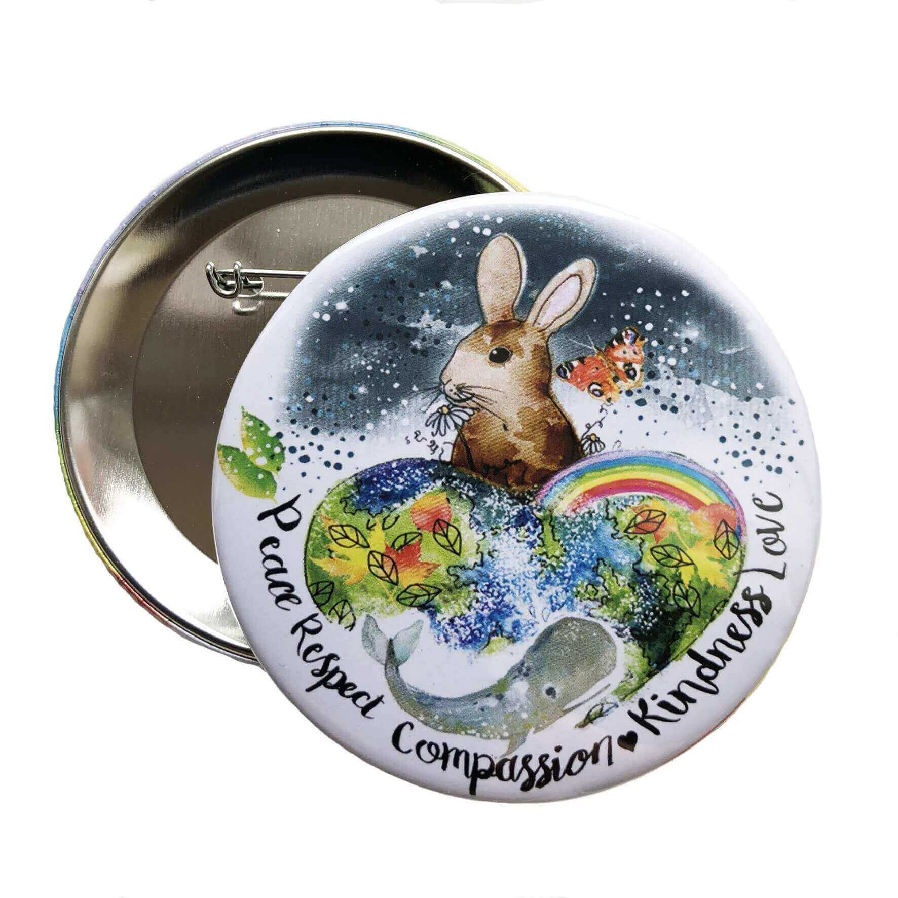 76 mm Big Impact Badge: Global Compassion