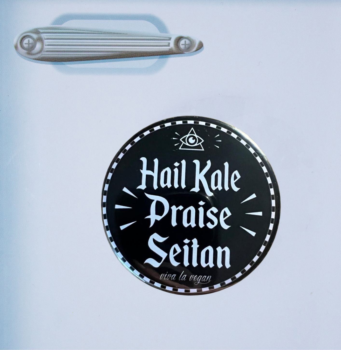 Hail Kale 58mm Fridge Magnet