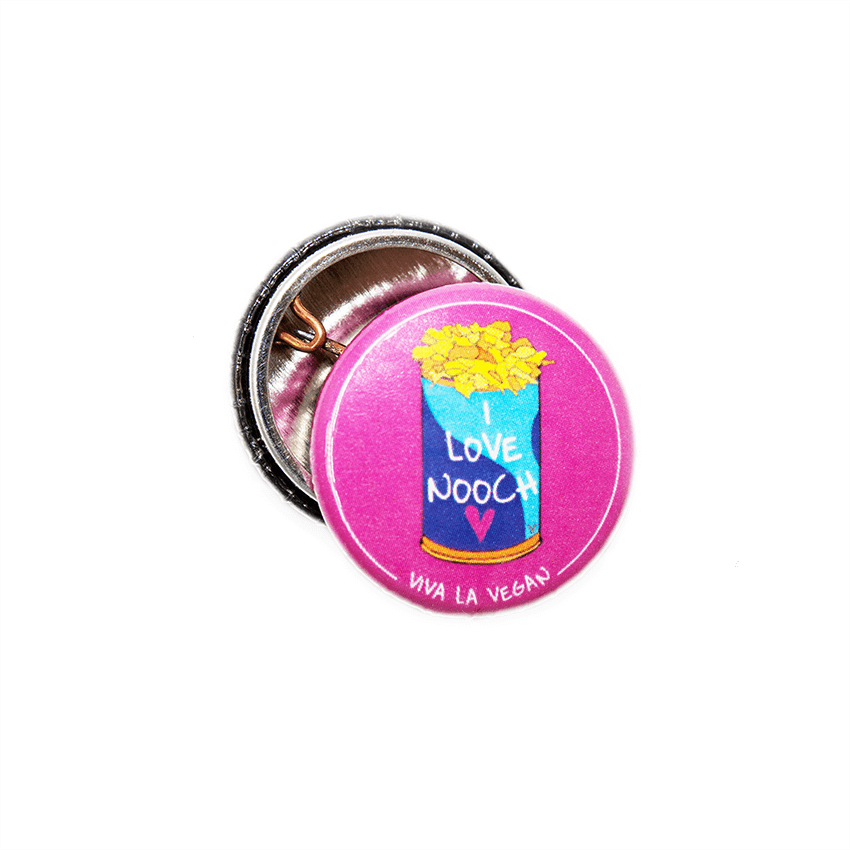 25mm Statement Badge: I Love Nooch