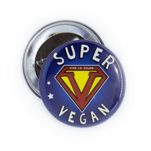 58mm Statement Badge: Super Vegan