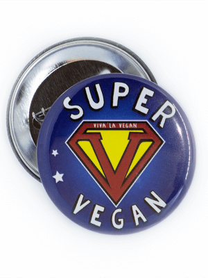 58mm Statement Badge: Super Vegan
