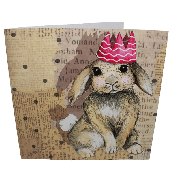 Greetings Card: Hoppy Birthday!