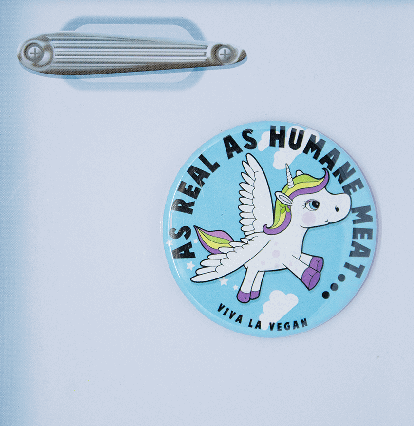 Fridge Magnet: As Real as Humane Meat