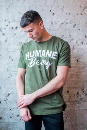 humane being green t shirt