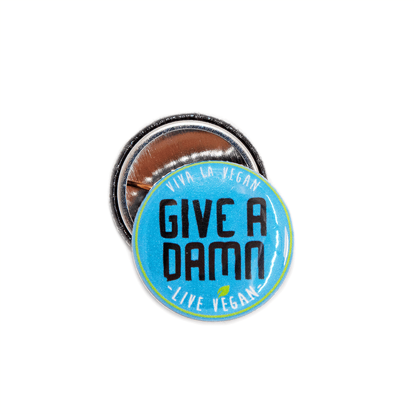 25 mm Statement Badge: Give A Damn