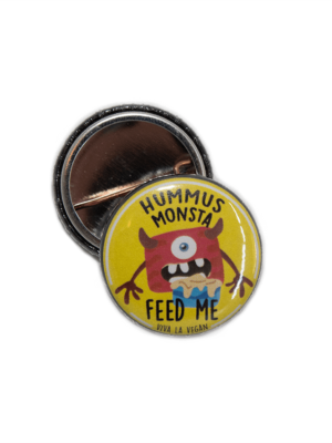 25mm hummus monsta badge