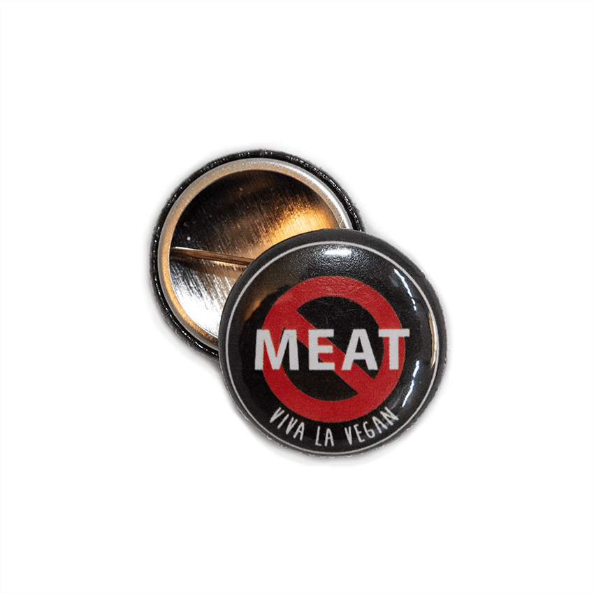 25 mm Statement Badge: MeatFree