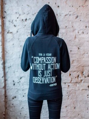 rebel with a cause zip hoodie back