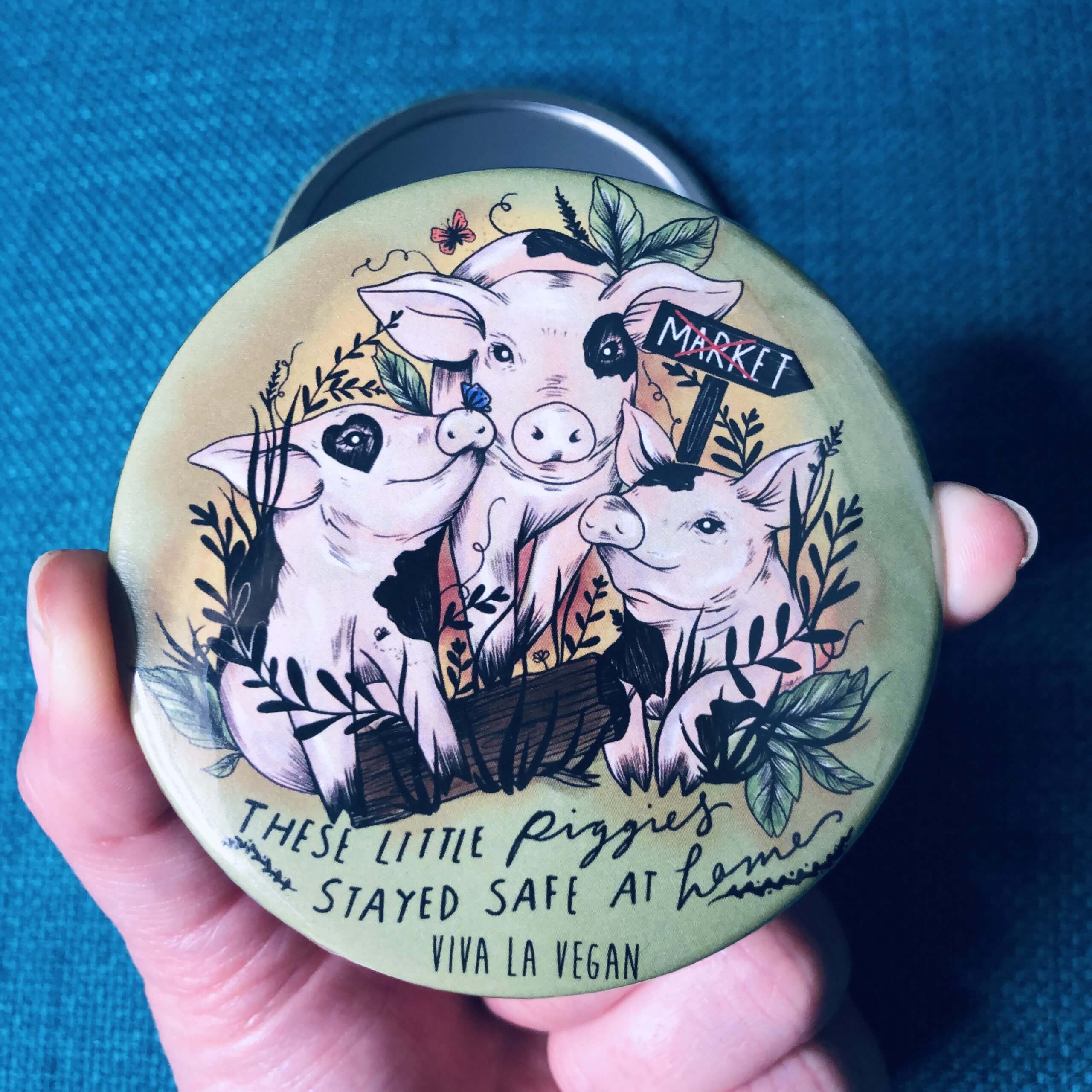Pocket Mirror : These Little Piggies Stayed Safe At Home
