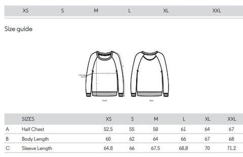 women sweatshirt spec