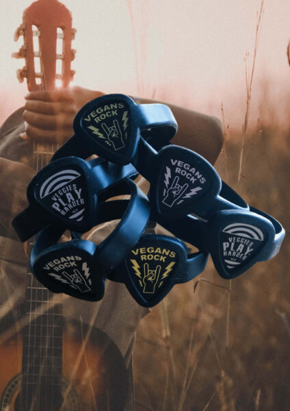 Vegans Rock Bracelet Pick Holder