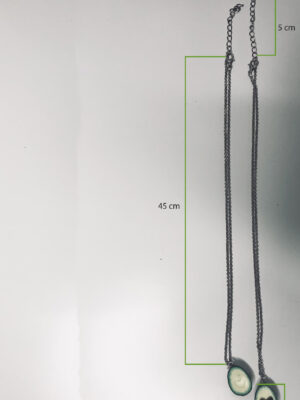 avocado necklace set dimensions