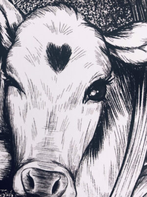 We are family not food A4 Art print