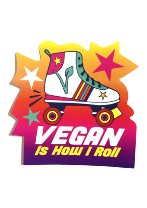 This is How I roll - Vegan Vinyl sticker by Viva La Vegan