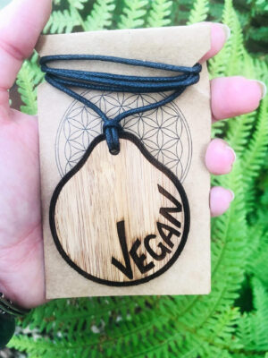 Boho chic bamboo Pendant disk design