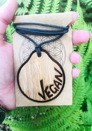 Boho chic bamboo Pendant disk design