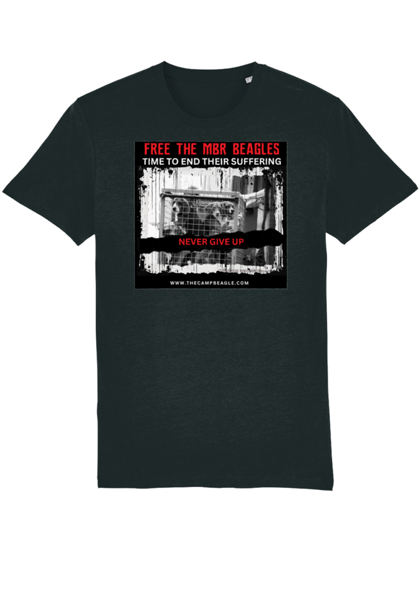 2 camp beagle tshirt never give up mock up 2 copy