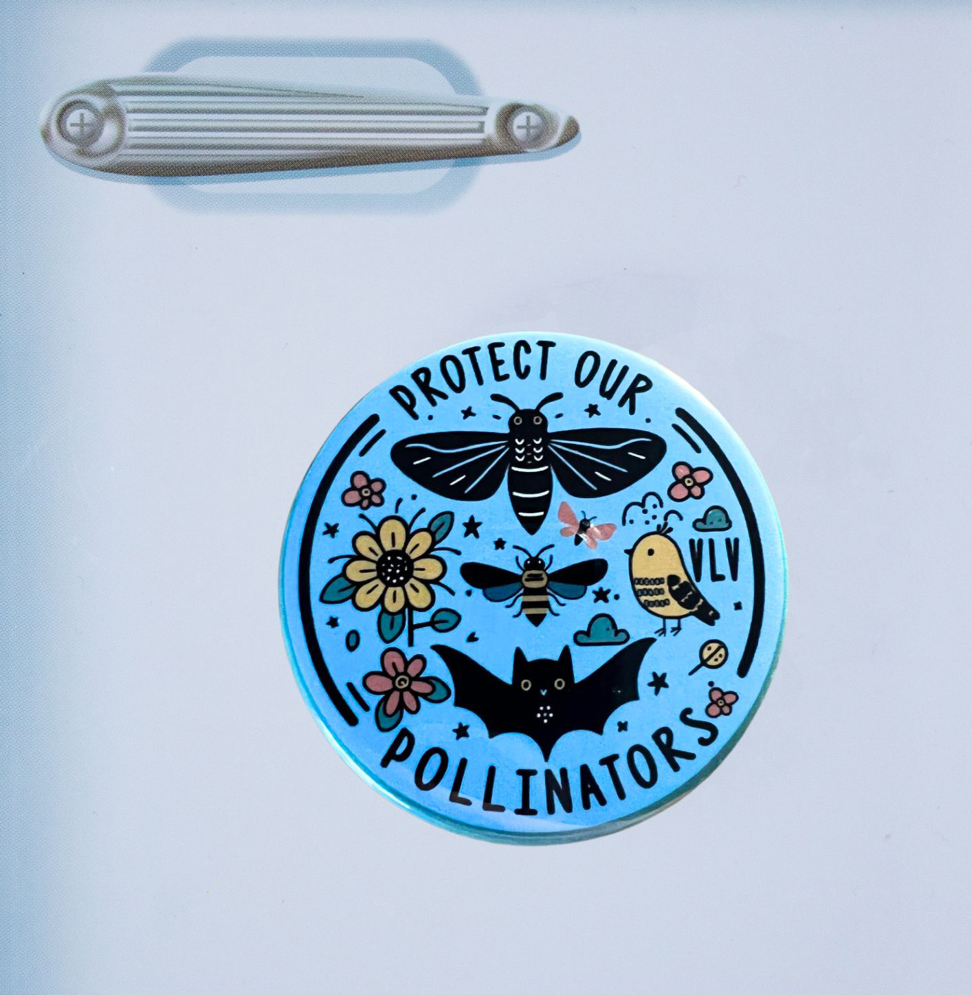 Protect Our Pollinators 58mm magnets - 7