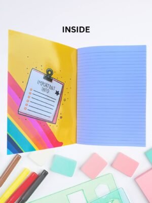 A5 My Vegan Jotter Note Book inside. 48 lined pages